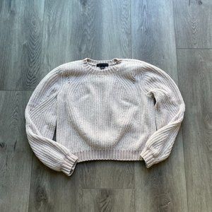 SANCTUARY CLOTHING SCOOP NECK COZY PLUSH SOFT KNITTED SWEATER SIZE XS